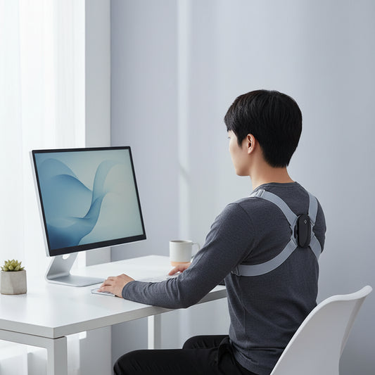 A smart, sensor-based, invisible posture corrector that reminds users to sit properly.
